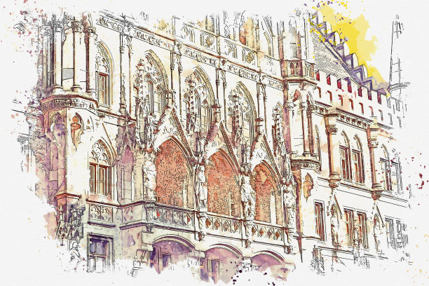 德国慕尼黑的建筑图片下载