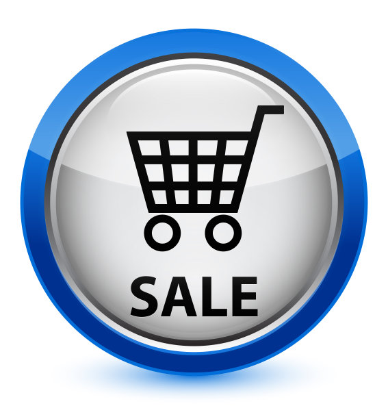 销售水晶蓝圆纽扣图片下载