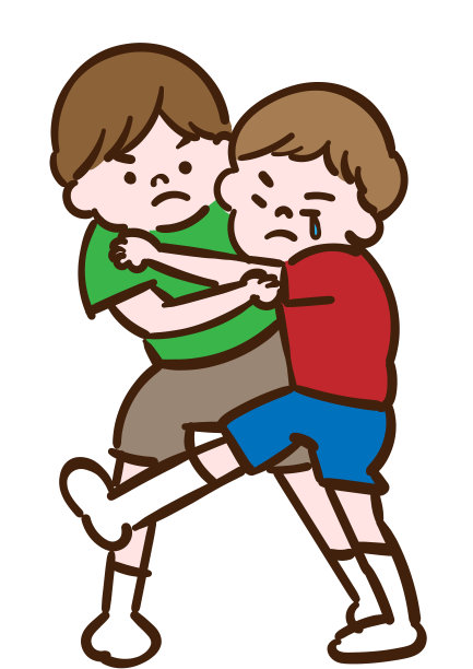 吵架了，两个孩子抢来抢去图片下载