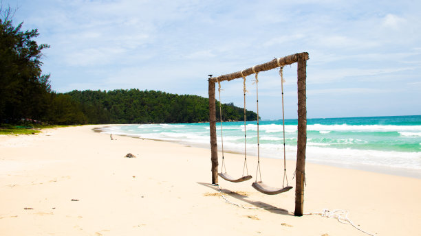 孤独的海滩图片下载