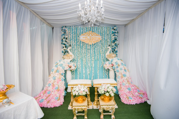 泰国婚礼舞台，婚礼仪式配件工具，婚礼装饰图片下载