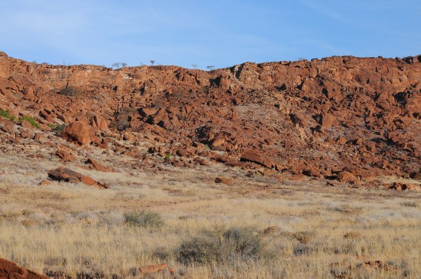 Twyfelfontein附近的全景，纳米比亚图片下载