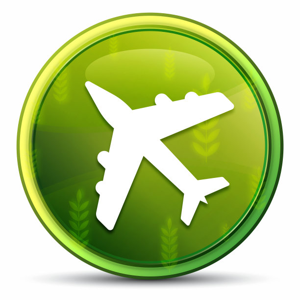 平面图标春天明亮自然绿色圆形按钮插图图片下载