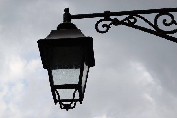 老路灯图片下载