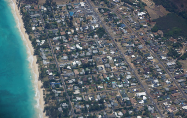 怀马纳洛海滩鸟瞰图图片下载