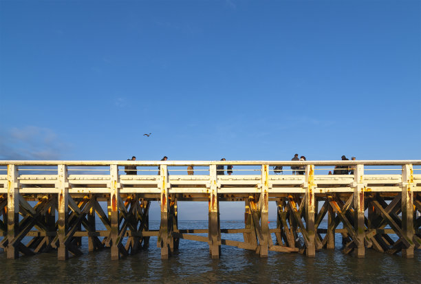 比利时奥斯坦德码头图片下载