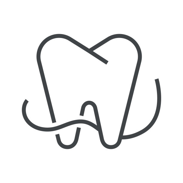 用牙线图标清洁牙齿图片下载