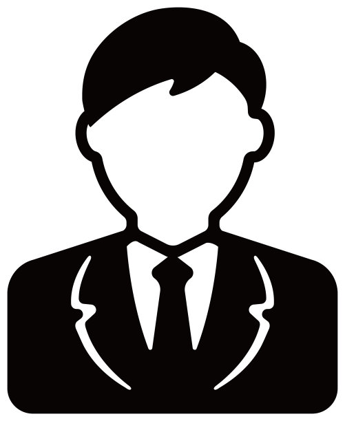 工人、商人、商人/头像图标插图(上半身)图片下载