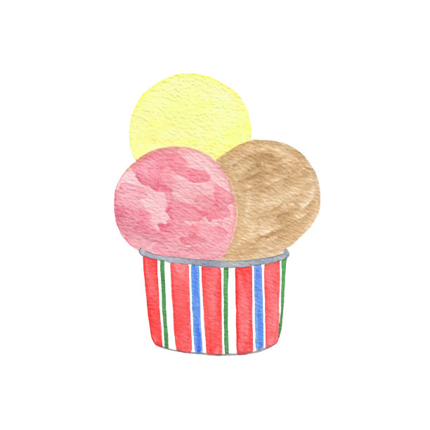 三勺冰淇淋图片下载