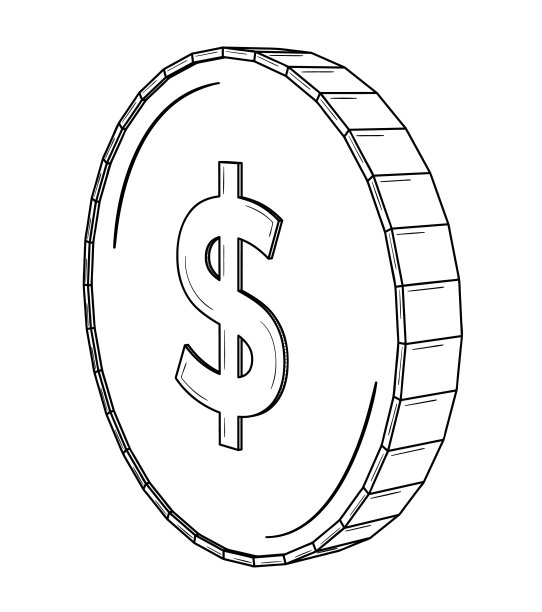 美元硬币图片下载