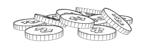 美元硬币图片下载