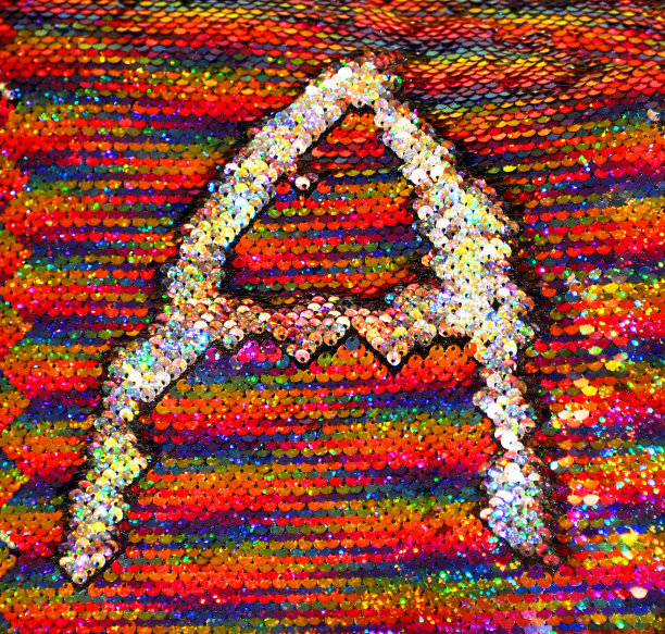 亮片覆盖字母A图片下载