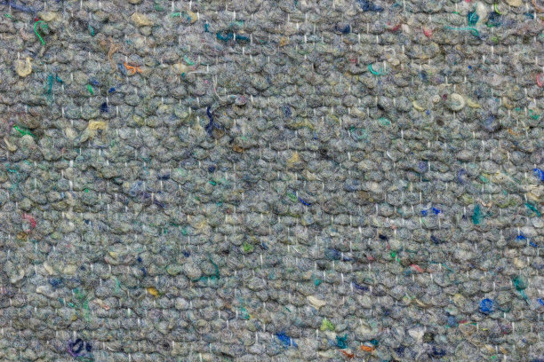 由破布制成的毛毯的质地。图片下载