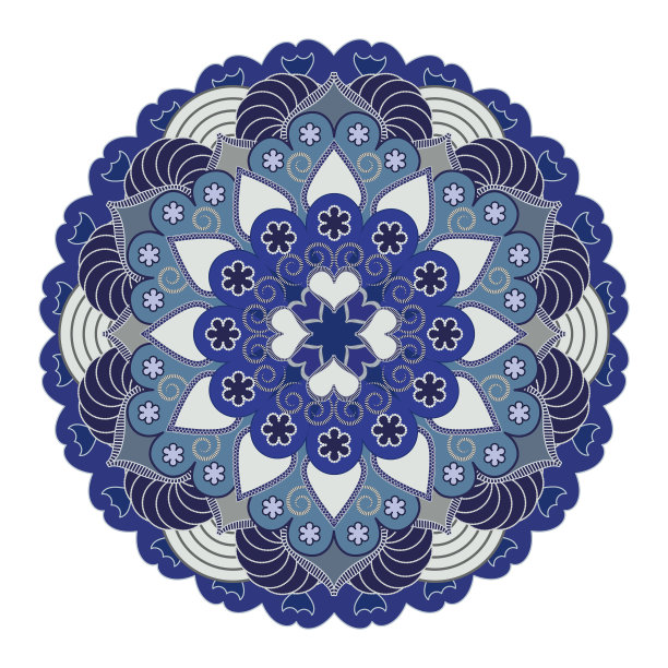 曼陀罗装饰图案图片下载