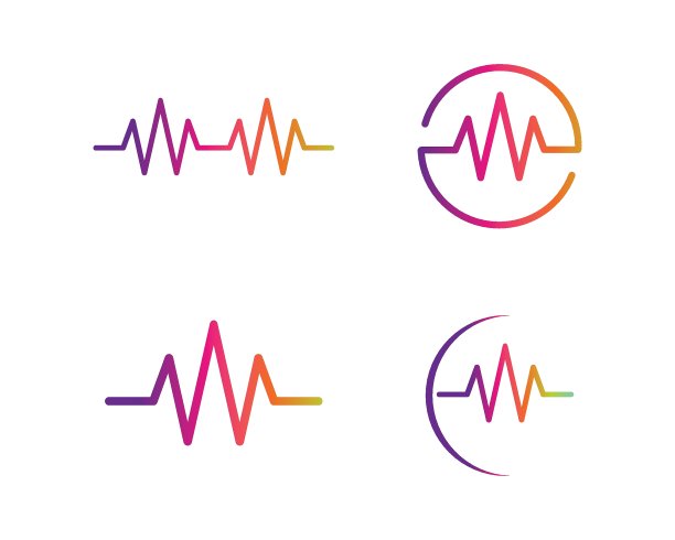 音乐均衡器和音效插图Logo矢量图标图片下载