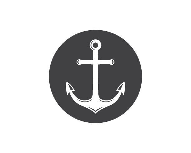 锚图标Logo模板矢量图片下载