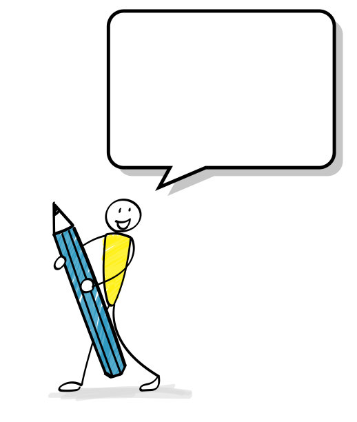 一个人拿着一支铅笔说话图片下载