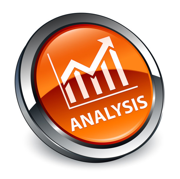 分析(统计图标)3d棕色圆形按钮图片下载