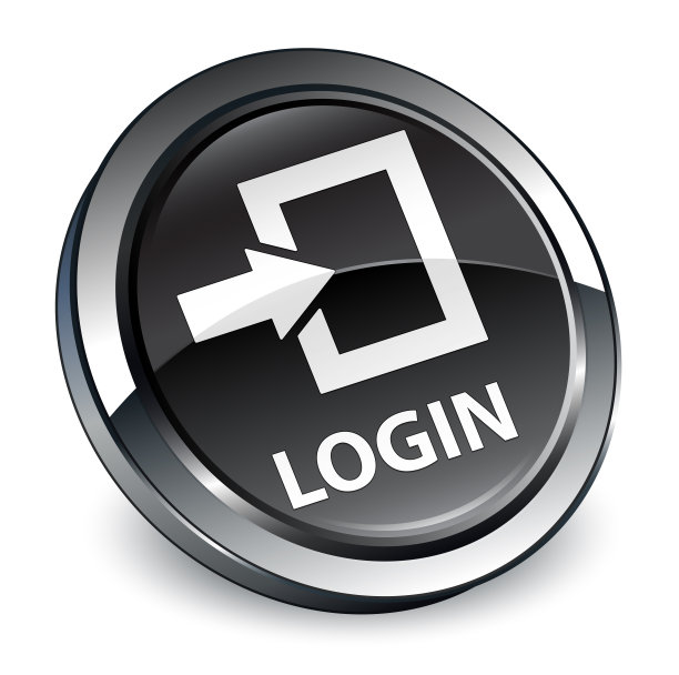 登录3d黑圆按钮图片下载