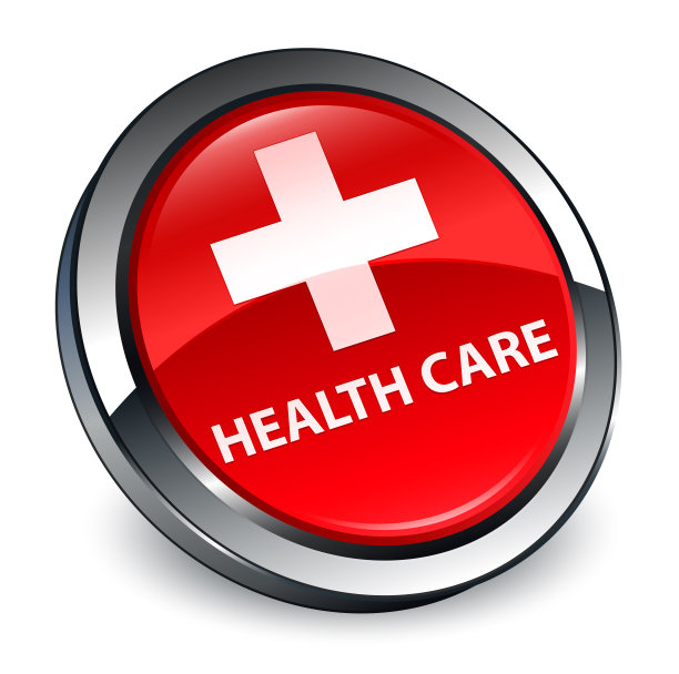 医疗保健(加号)3d红色圆形按钮图片下载
