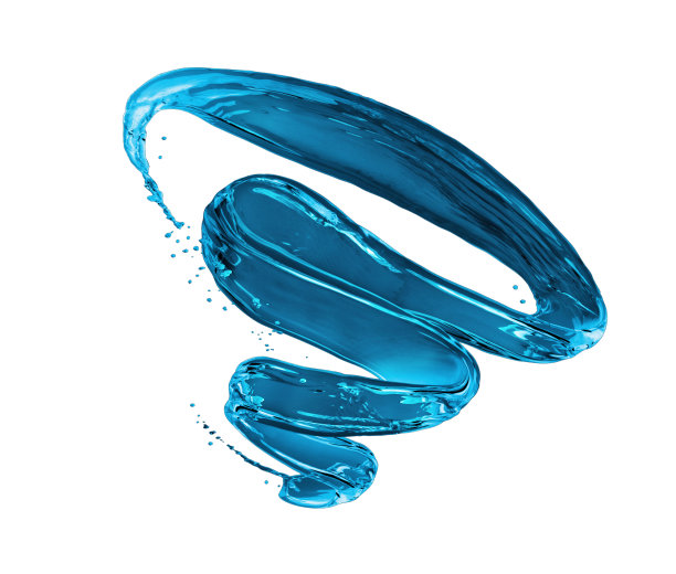 漩涡的海水溅在白色的背景上图片下载