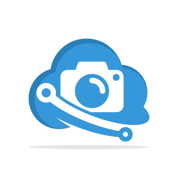 插图图标与概念摄影媒体与云计算系统。图片下载