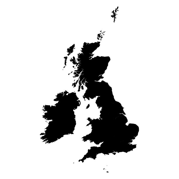 英国地图-股票矢量插图图片下载