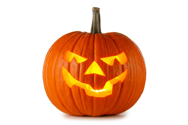 白色的万圣节南瓜图片下载