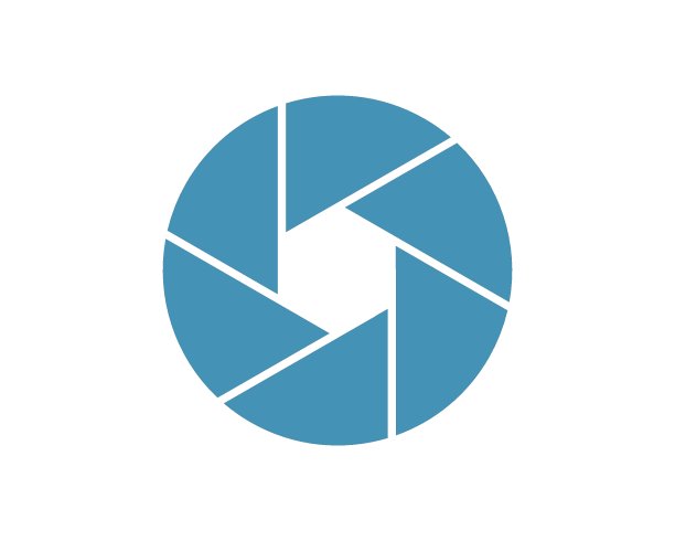 相机快门图标矢量图图片下载