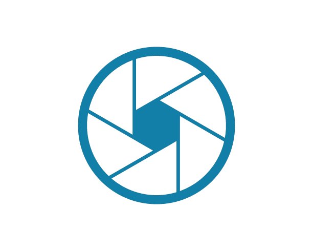 相机快门图标矢量图图片下载