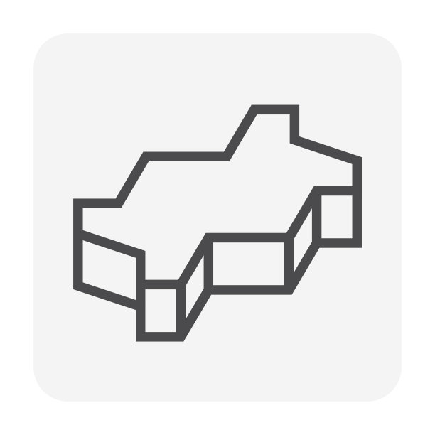 摊铺机块图标图片下载