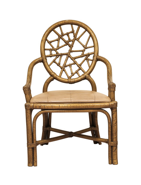 藤扶手椅典雅古典风格图片下载
