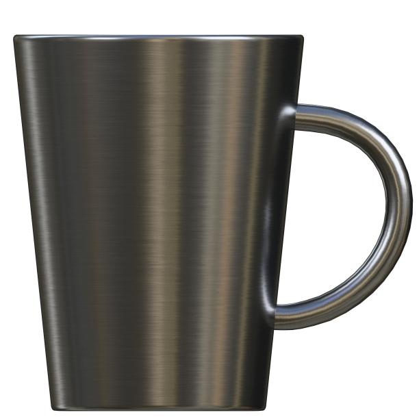 不锈钢杯，带把手图片下载