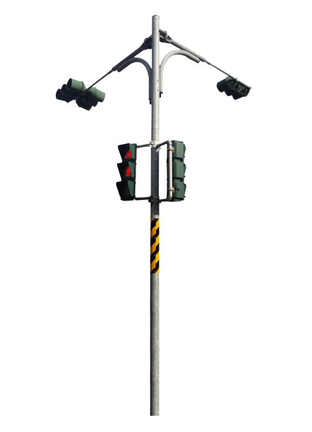 白底隔离红绿灯，真实照片图片下载