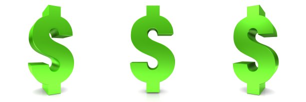 绿色美元符号3d渲染符号美国货币图标集图片下载