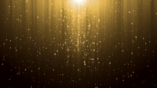 抽象粒子奖与闪光效果在黑暗的背景图片下载