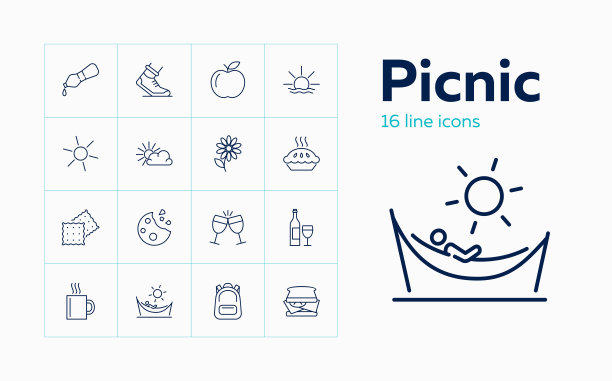 野餐的图标图片下载