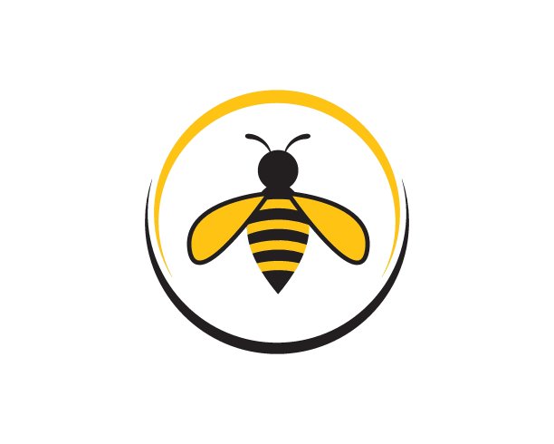 蜜蜂Logo模板矢量图标图片下载