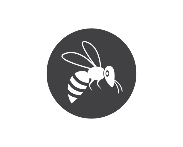 蜜蜂Logo模板矢量图标图片下载