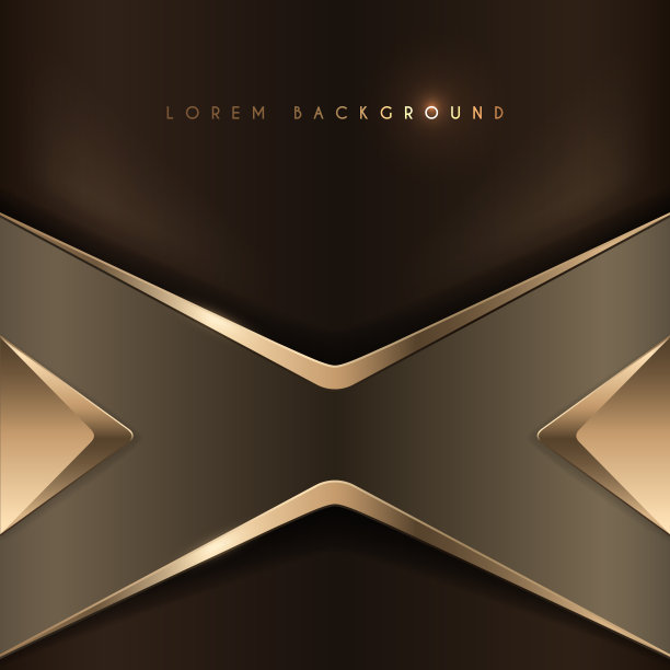 抽象的金色和棕色豪华背景图片下载