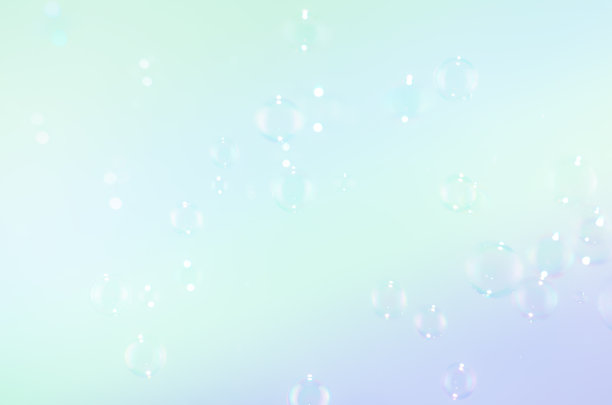 彩色肥皂泡背景图片下载