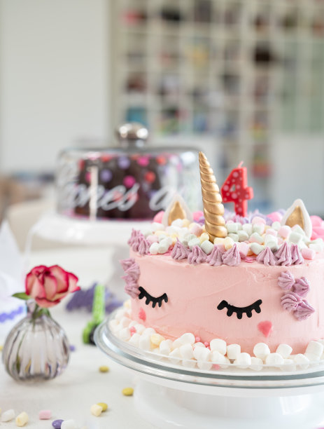 独角兽蛋糕图片下载