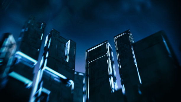 科幻风格的城市图片下载