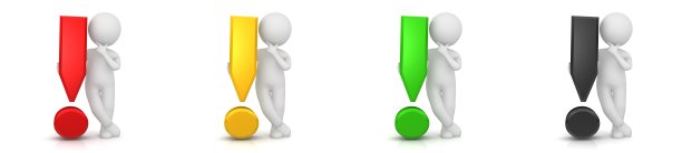 感叹号，感叹号，红，金，绿，黑，图标，设置建议，标志，思考，询问，简笔画，图，解决问题，做出决定图片下载