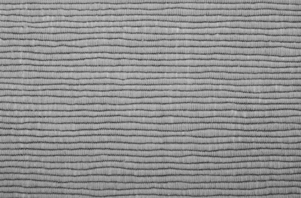黑白织物横纹纹理背景。粗糙编织的灰色纺织线条图案纹理表面图片下载