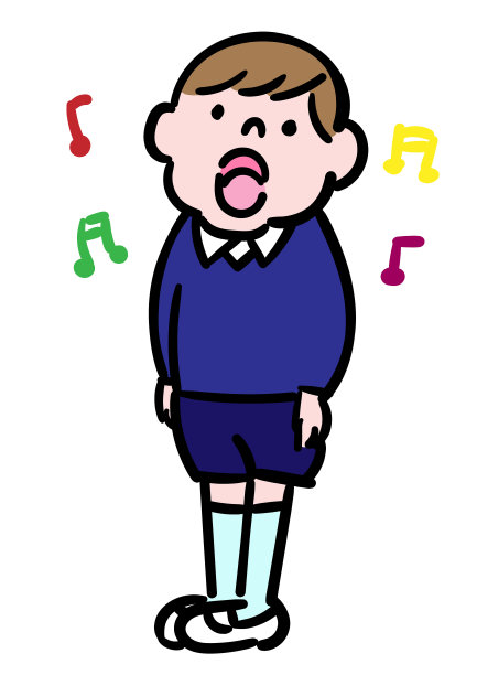 合唱，小学生唱一首歌图片下载