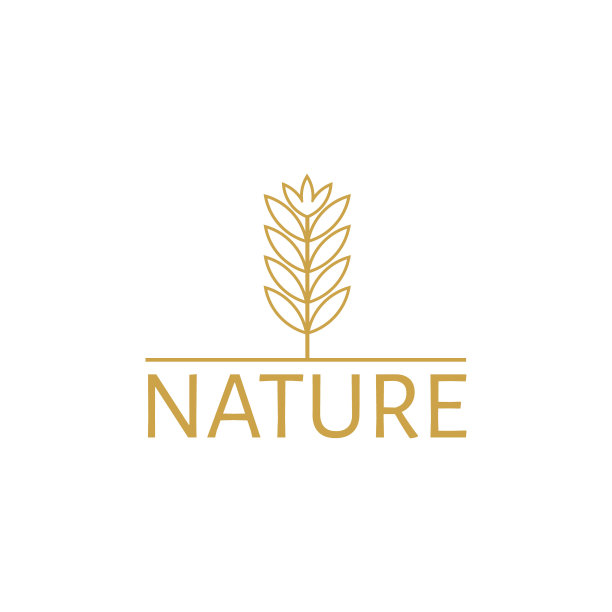 向量插图花单线图标金色图片下载