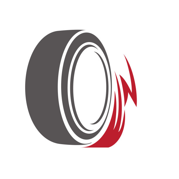 轮胎/轮胎图标，标志和标志的文字空间为您的口号/标签线。矢量插图原图图片下载