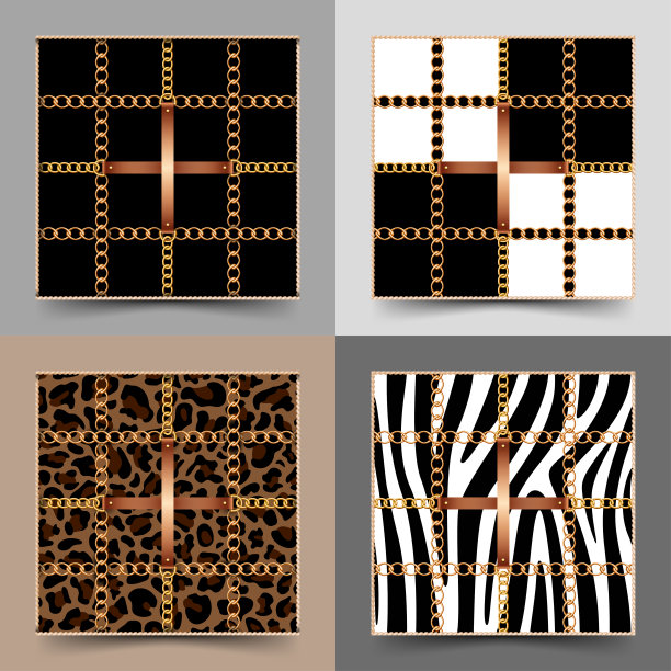 一套无缝模式与皮带，链条和绳子图片下载