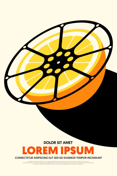 电影和电影海报设计模板背景图片下载